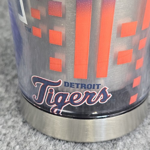 Detroit Tigers Official MLB 16 Oz Stainless Steel Tumbler Coffee Travel Mug NWT - Picture 3 of 10