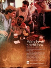 Original Anheuser-Busch Companies Ad: Beer; Making Friends is Our Business