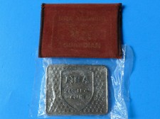 NRA Guardian Member 2 Million Club Belt Buckle NEW Mens Gun Rights Vintage Pouch