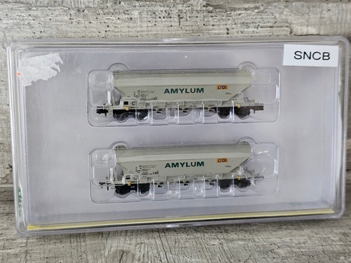 Trix / Minitrix Set 15661 SNCB Getreidesilowagen "AMYLUM" | Condition: Gebraucht