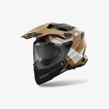 Casque Intégral Airoh Commander 2 Reveal Sable Mat Blanc Noir Taille L