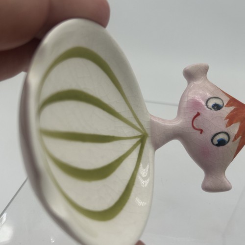 Holt Howard Pixieware Serviette Ashtray Green Strips - Picture 14 of 17