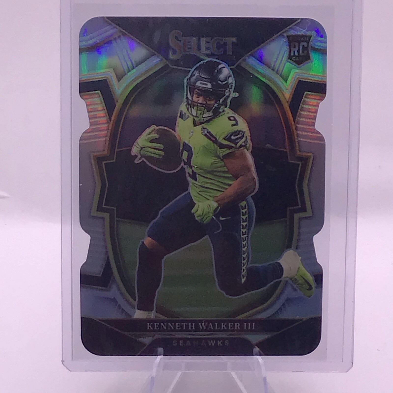 KENNETH WALKER III 2022 SELECT CONCOURSE ROOKIE SILVER PRIZM RC