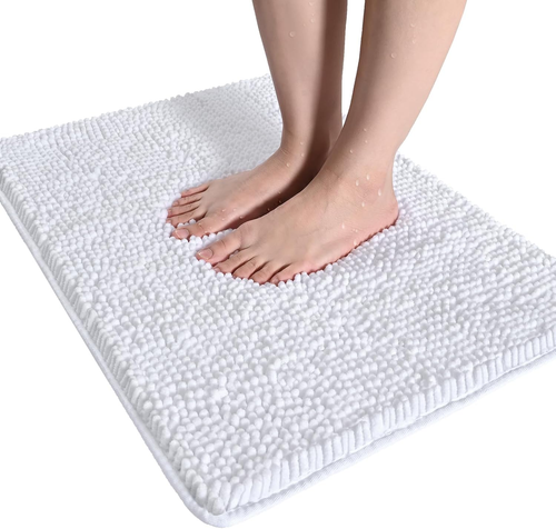 Luxury Bathroom Rug Shaggy Bath Mat 20 X 30 Inch, Washable Non Slip Bath Rugs fo