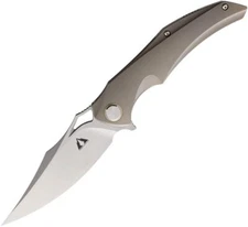 New CMB Made Knives Prowler Framelock Gray Folding Poket Knife CMB02G