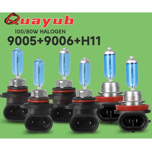 9005+9006+H11 LED Headlight Kit Fog light Bulbs High Lo Beam 4200K High Quality