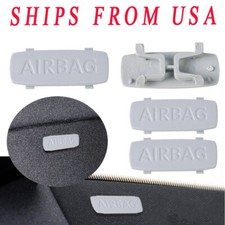 4pcs Grey Car Pillar Airbag Trim Cap for VW Golf Jetta GTI CC Tiguan Passat US