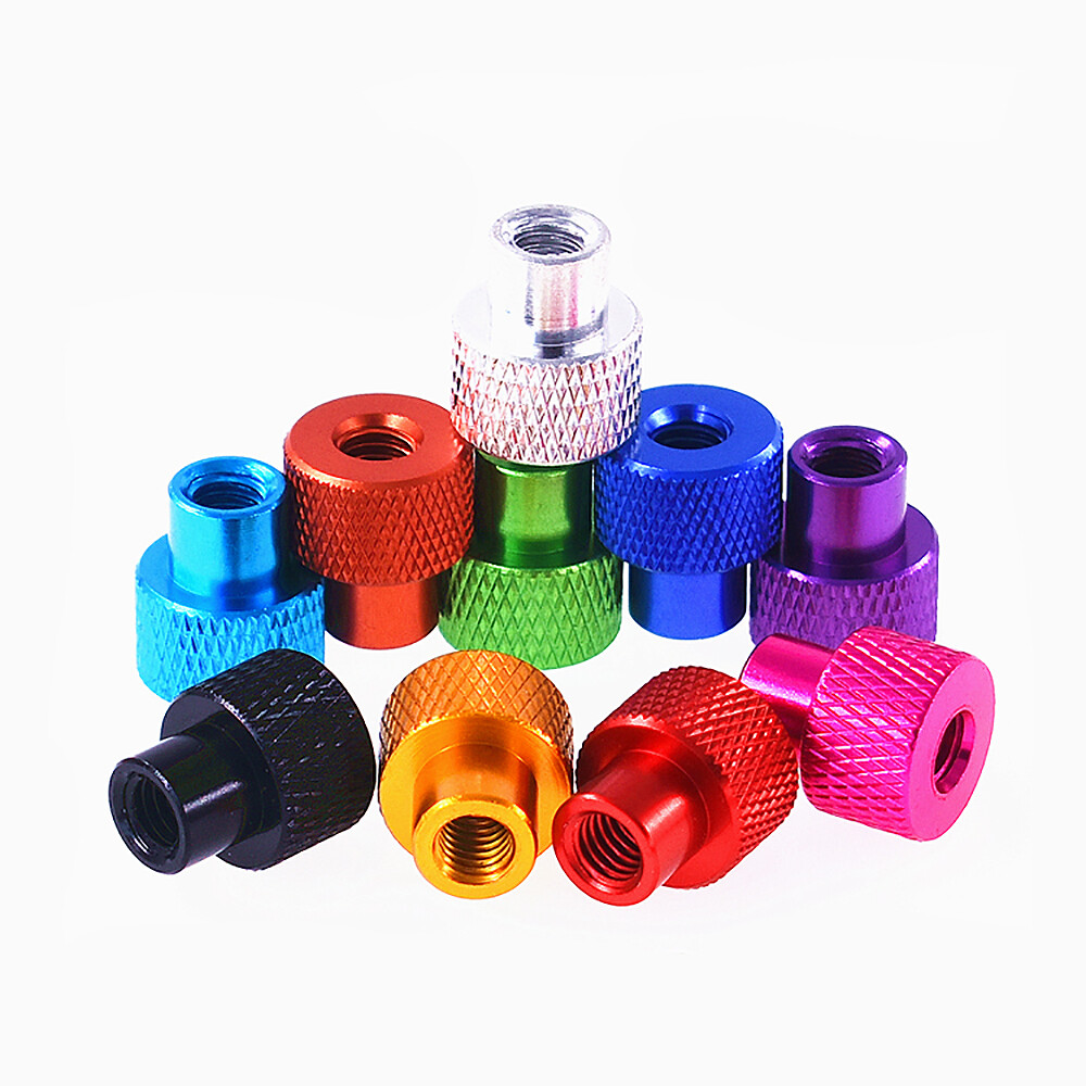M5 KNURLED THUMB NUTS ALUMINUM HAND GRIP KNOBS ALUMINUM ALLOY NUTS