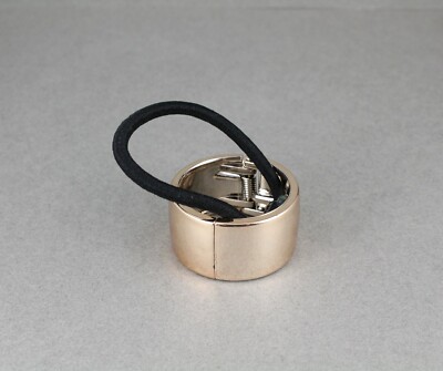 Fascia Elastica Per Coda Di Cavallo In Stile Genio – Colore Oro, 3/4 Di Pollice