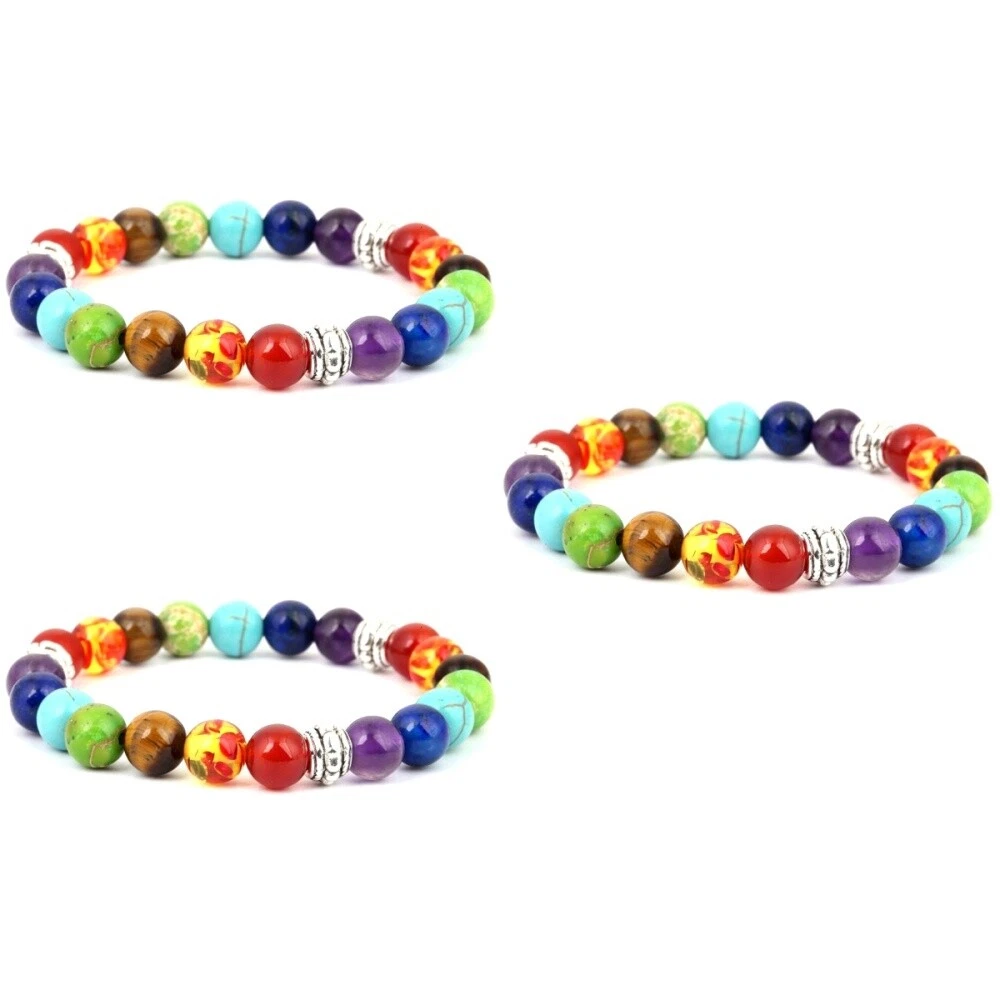 Bracciale Uomo Yoga Perline Bracciali Perline Braccialetto San Valentino