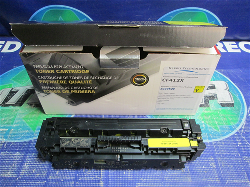 HARRIS TECHNOLOGIES CF412X PREMIUM REPLACEMENT YELLOW TONER CARTRIDGE - 第 7/8 張圖片
