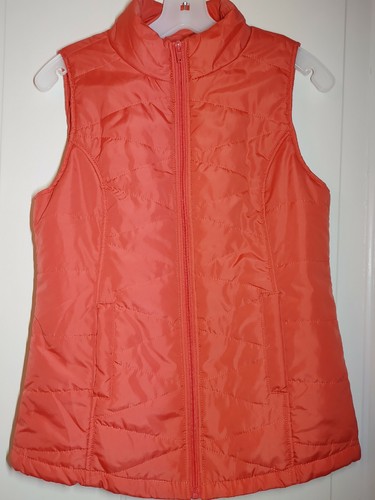 Red Camel Women's Orange Puffer Vest 