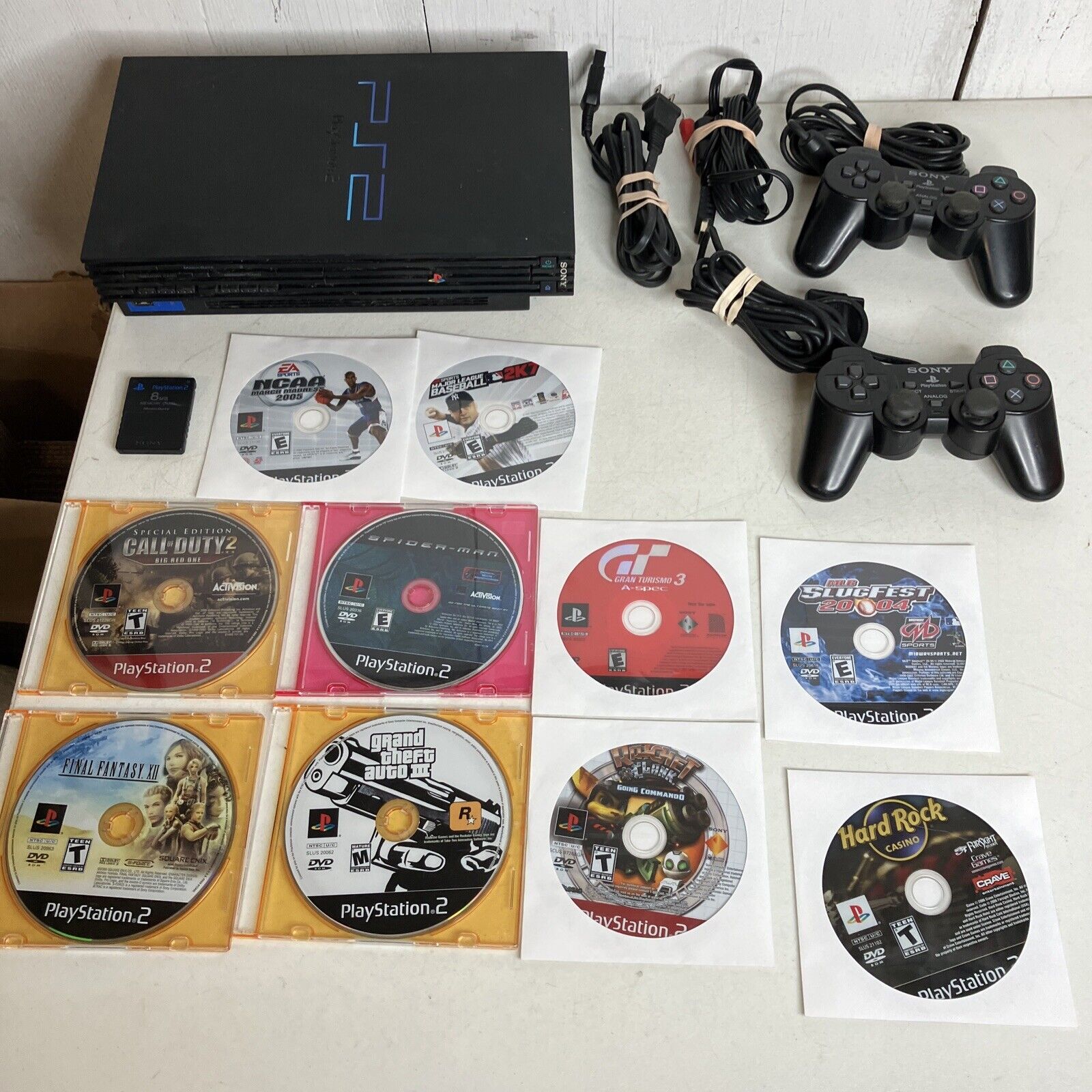 Original Sony PlayStation 2 PS2 Fat Console Renewed System Complete Bundle