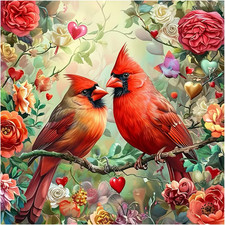 Cardinal Diamond Art Kits for Adults, Bird Diamond Painting Kits