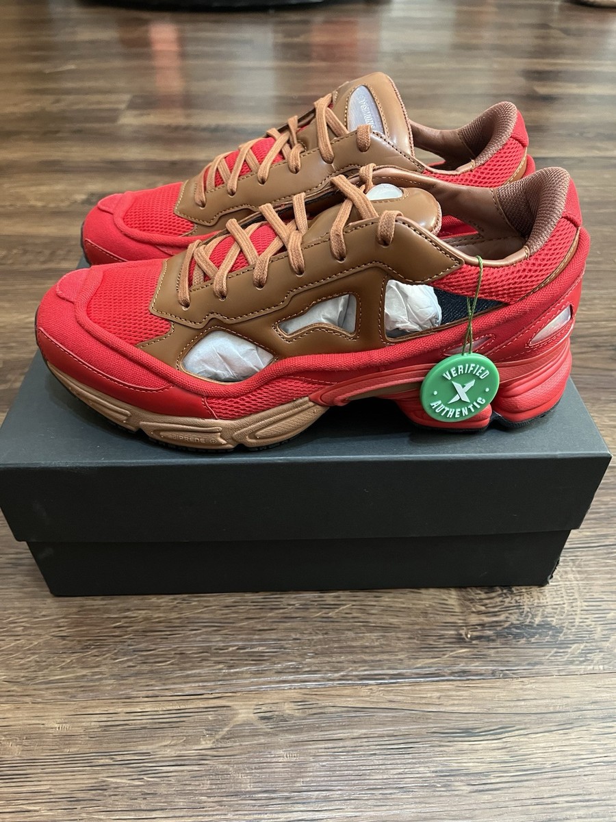 Adidas RS Replicant Ozweego Men Sz 7.5 Red Brown BB7987 Raf Simons