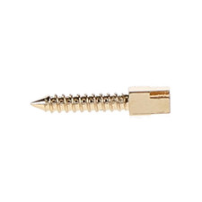 House Brand Dentistry 400018 HSB Gold Plated Screw Posts M3 #3 Medium 9.3mm 12Pk