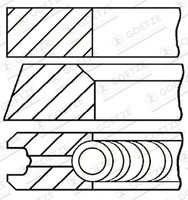 Kolbenringsatz Goetze Diamond Coated® Lkz-Ring® Goetze Engine 08-428707-00 213