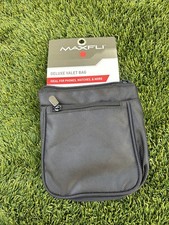 Maxfli Deluxe Valet Bags Attaches to Golf Bag protects phones cables Watches