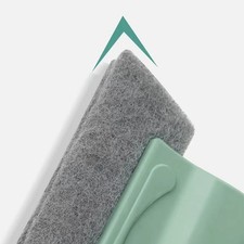 Fensterrille Reinigungsbürste - Mit Ersatztuch Schienenreiniger BAK