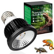 High Intensity UVB Reptile Light Bulb 5.5W 5.0 Full Spectrum UVA UVB for Rept...