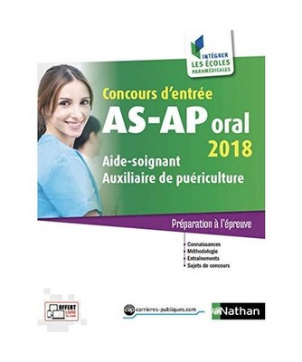 Concours AS-AP oral 2018 Aide-soignant-Auxiliaire puériculture 