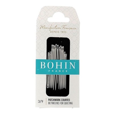 BOHIN Between Needles for Quilting Assorted Sizes 3/9