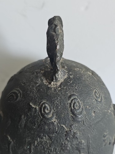 Antique Oriental Temple Shrine Bell - Picture 9 of 12