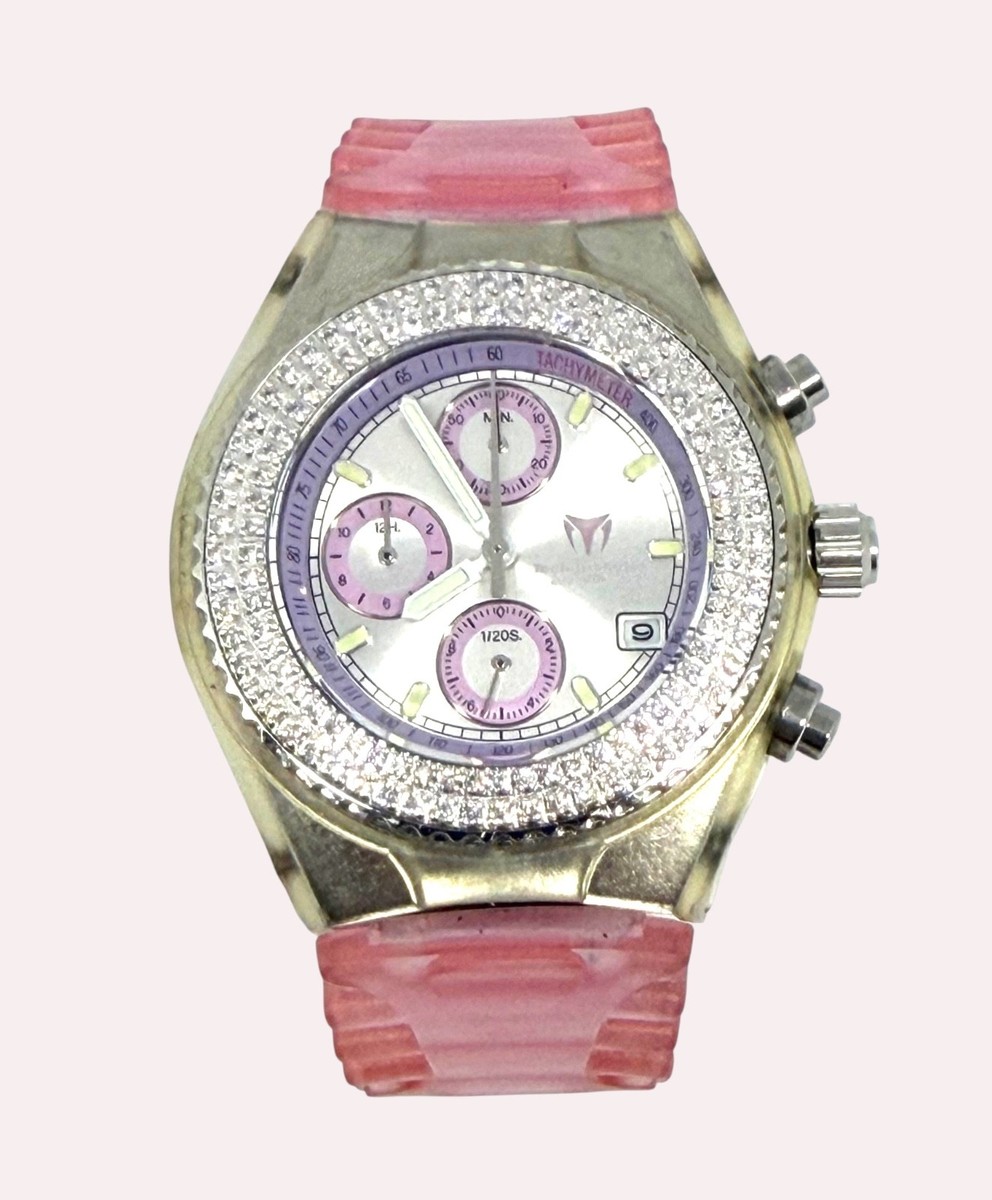 TechnoMarine Sport Chronograph TMCS37 Watch ? (Limited edition bubblegum pink). TechnoMarine Sport Chronograph TMCS37 Watch ? (Limited  main image 4