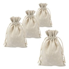 4Pcs Lightweight Drawstring Sachets for Tea and Lavender Storage
