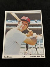 FRED LYNN ROOKIE 1975 SSPC PUZZLE BACK BOSTON RED SOX NRMT BASEBALL CARD. rookie card picture