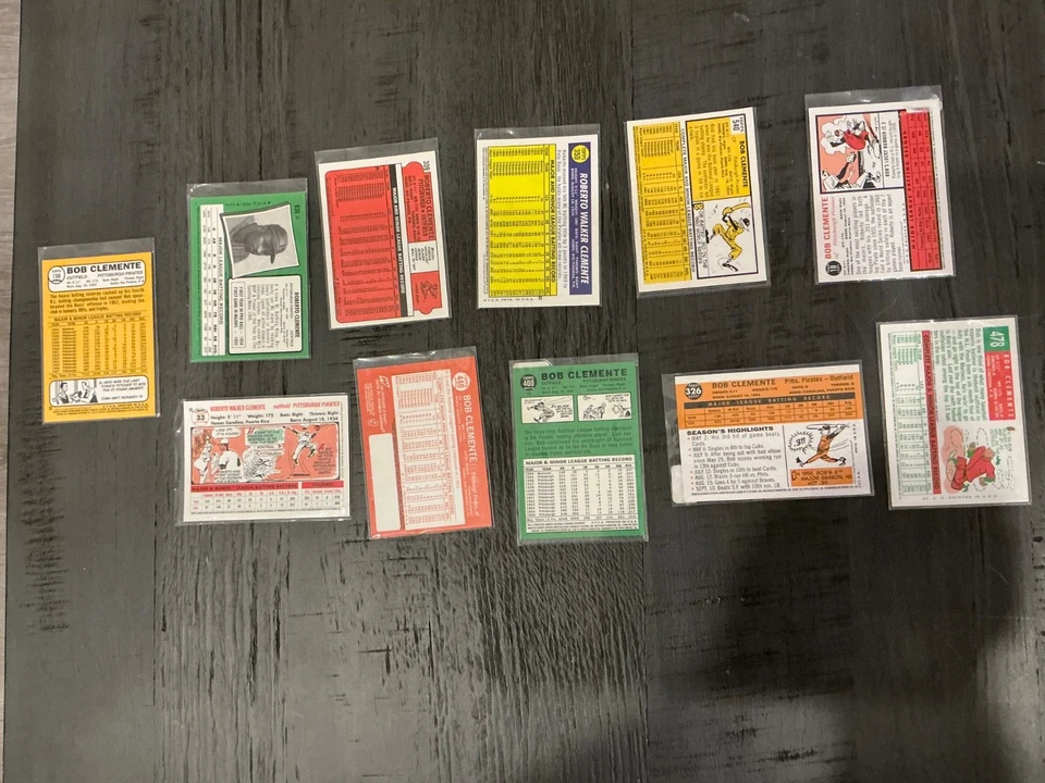 Tarjetas de béisbol Roberto Clemente Foto 2 de 3