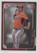 2015 Bowman Draft Asia Exclusive Black & Red Hunter Harvey #76 g6p