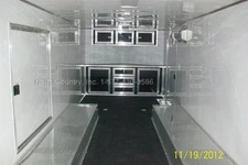 NEW 2025 8.5 X 24 8.5X24 V-NOSE ENCLOSED RACE CARGO TOY CAR HAULER TRAILER