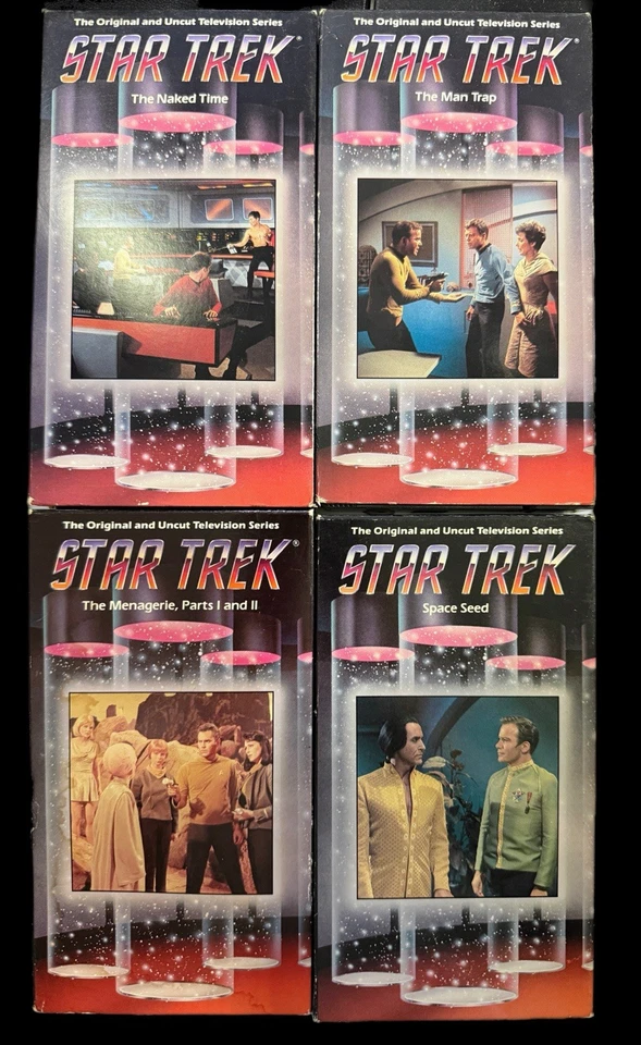 Star Trek Original Series VHS Lot (24 Tapes) Foto 4 de 4