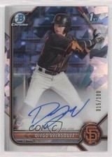 2022 Bowman Chrome Prospect Atomic Refractor 15/100 Diego Velasquez Auto 6yz