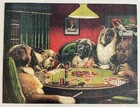 BITS AND PIECES PUZZLE “POKER DOGS” BY C. M. COOLIDGE 550 PIECES COMPLETE  — photo 4