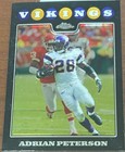 2008 Topps Chrome ADRIAN PETERSON #TC39 🔥 Vikings 🔥 Sweet Card
