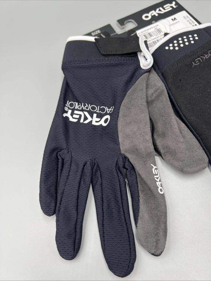Guantes Oakley All Mountain Bike, MTB Factory Pilot Cycling. Blackout, para hombre talla M Foto 2 de 4