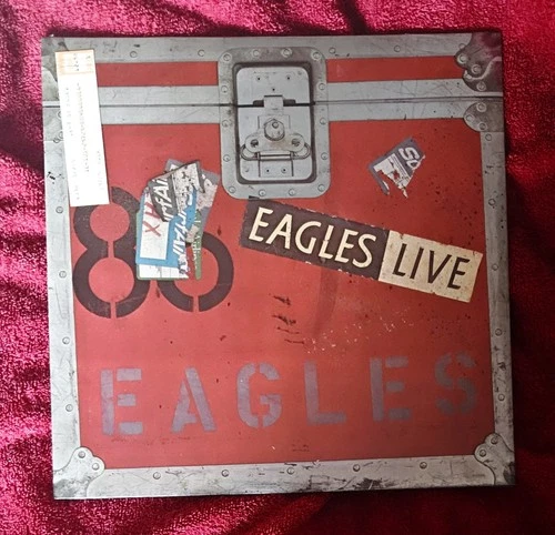 SEALED!!! STEREO! 1980 EAGLES "LIVE" MINT VINYL COMPLETELY SEALED!!! STUNNING
