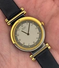 1985 Vintage Seiko Unisex Two-Tone Thin Dress Watch w/2 BANDS - 6530 Quartz