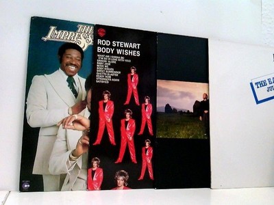 4 Platten / The Impressions  It's About Time / Rod Stewart  Body Wishes / Bee 