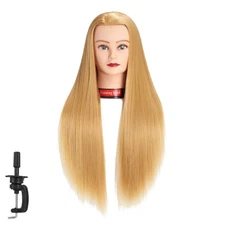 Traininghead 26"-28" Mannequin Head Hair Styling Training Head Manikin Cosmet...