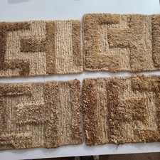 Vintage Woven Jute Rope Placemats Set of 4 Rustic Farmhouse Boho Table Decor