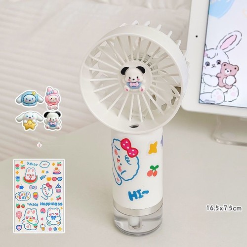 Portable Misting Fan Handheld Person Mister Fan Battery Operated Water Mist Fans - Afbeelding 20 van 23