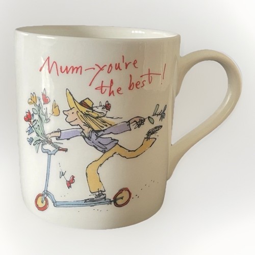 McLaggan Smith Quentin Blake White Bone China Cup Mug Mum Your The Best VGC
