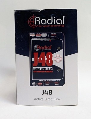 Radial Engineering J48 48V Phantom Powered Active Direct Box