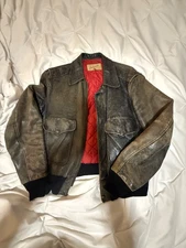 1950s Hercules Sears Horsehide Leather Jacket Sz 40 – Distressed Patina Workwear