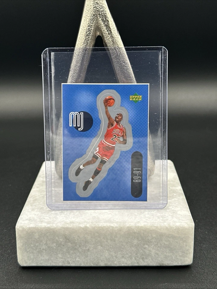 1998 Upper Deck Michael Jordan Sticker 89-91 SU07 Chicago Bulls NBA HOF GOAT 🐐 - Image 3 of 3