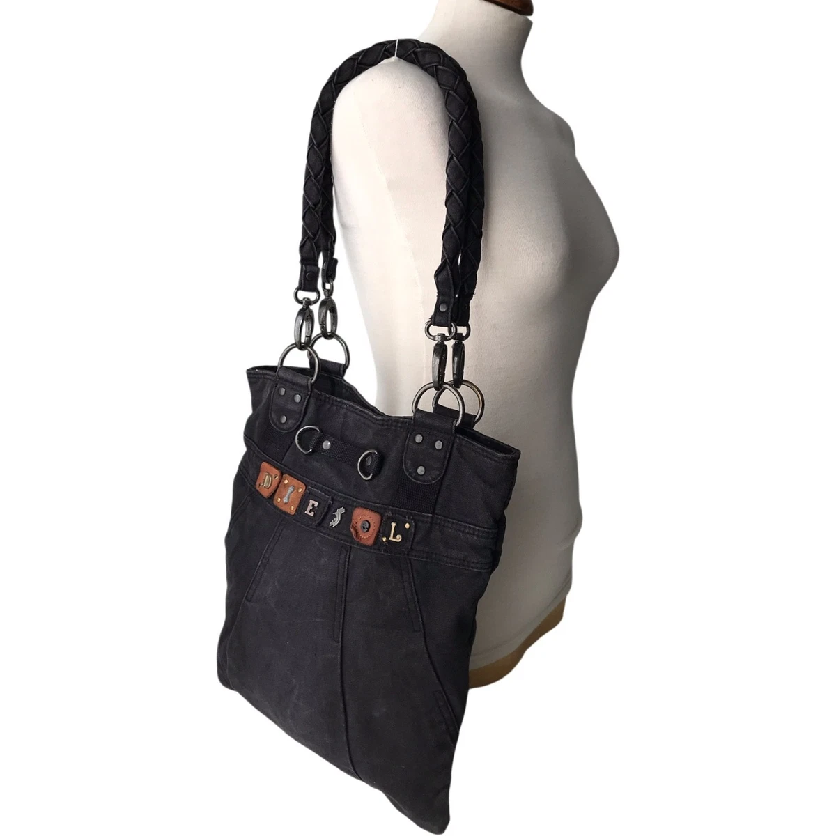 diesel black gold bag products for sale | eBay