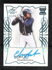2021 Leaf Trinity Platinum 11/99 Eduardo Garcia #BA-EG1 Auto s9z